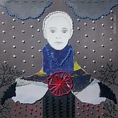 MY WINTER -embroidery on paper project Ein Projekt aus dem Bereich Stickerei, Bildende Künste, Collage und Textildesign von likely_ann - 29.03.2026