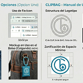 CLIPBAG. Design de logotipo, Br e ing e Identidade projeto de MAYLING A BUSTAMANTE CASTRO - 30.03.2026