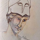 Abschlussprojekt des Kurses Lebendiges Porträtzeichnen mit Buntstiften von Gaby Niko. Desenho com lápis de cor, Desenho, Desenho de retrato, e Sketchbook projeto de Susanne Taudte - 31.03.2026