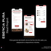 Diseño de Interfaz Web Responsive para la Cafetería "Esencia Pura". Un progetto di Design, Progettazione di applicazioni, Design interattivo, Design per smartphone, Web design e UX / UI di Valentina Ramírez Peralta - 31.03.2026