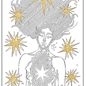 Tarot ilustrado inhumacinon. Een project van  Tekening, Digitale illustratie y  Illustratie met inkt van Juan Escamilla Segura - 02.04.2026