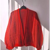 Cárdigan estilo romántico a crochet Ein Projekt aus dem Bereich Crochet, DIY, Modedesign, Weben und Textildesign von Keli - 06.04.2026