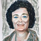 Pintando a mi pareja. Fine Arts, Painting, Watercolor Painting, and Portrait Drawing project by Blas Cubells Villalba - 04.07.2026