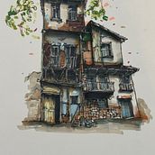 House of dreams Ein Projekt aus dem Bereich Architektonische Illustration, Zeichnung, Illustration mit Tinte, Sketchbook und Skizzenentwurf von lucasberca - 08.04.2026