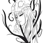 Samsara: ciclo de la vida y la muerte. Digital Drawing, Digital Illustration, Drawing, Traditional illustration, and Tattoo Design project by Byron Joel Benavides Navarrete - 04.09.2026