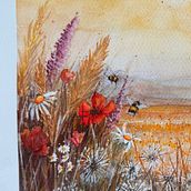 Wild flowers. Traditional illustration, Naturalistic Illustration, and Painting project by Kriséven Campana - 04.10.2026