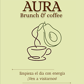 AURA coffee & brunch. Br, ing, Identit, Design, Logo Design, Graphic Design, T, pograph, Design, T, and pograph project by Laura Guaita - 04.11.2026