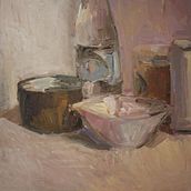 Martwa natura w bieli. Un proyecto de Pintura y Pintura acrílica de Wioleta Przybysz - 13.04.2026
