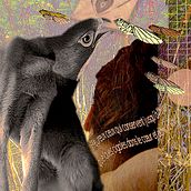 Sur la nuque. Un projet de Collage, Illustration traditionnelle, Illustration numérique, Narration, Stor , et telling de Annie d'Amours - 13.04.2026
