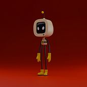 RetroTV. Design de personagens, Design de produtos, Motion Graphics, e Modelagem 3D projeto de Darwin CR - 13.04.2026