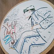 The clown is beautiful!. Een project van Borduurwerk van Denise M G Dias - 15.04.2026