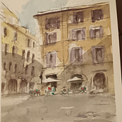 Acuarela -  Paisajes urbanos Ein Projekt aus dem Bereich Malerei und Aquarellmalerei von pixgt - 16.04.2026