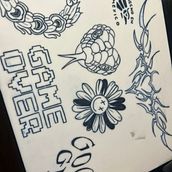 Practicando para mejorar . % Melany Aranza Gamiño Becerril tarafından hazırlanan Dövme Tasarımı, Geleneksel illüstras, on, Botanik İllüstras, Ve on projesi - 04.16.2026