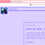 Blog Raquel Vart. Projekt z dziedziny Kreat, wne pisanie, Kreat i wność użytkownika Raquel Vieira - 16.04.2026