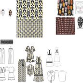 African Mask. Projekt z dziedziny Wzornictwo tekst, liów i Projektowanie mod użytkownika Vicky Diafa - 21.04.2026