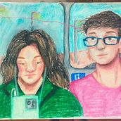 Dibuix artístic: Sèrie explorant tipus d'amor . Menggambar proyek oleh Yasmín Torres Cortés - 04.21.2026