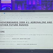 Hoverboards 2099: Adrenaline and other Future Rushes. Projekt z dziedziny Komiksy, Storytelling, Storyboard, Pisanie scenariuszy, Komunikacja, Narracja, Beletrystyka i Kreatywne pisanie użytkownika charlie_steven_sanchez - 21.04.2026