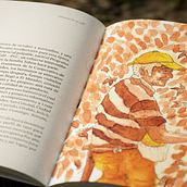 Libro Bolsillo | Historias de un Café . Un progetto di Design editoriale, Illustrazione editoriale, Illustrazione con inchiostro, Illustrazione digitale e Graphic design di Juan David Torres Peña - 22.04.2026