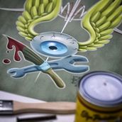KUSTOM KULTURE. Projekt z dziedziny Trad, c, jna ilustracja, Ilustracja c i frowa użytkownika Jonas Jorna · MAD JONAX - 24.04.2026