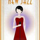 New Jazz . Fine Arts, Poster Design, Traditional illustration, and Digital Illustration project by Yana Ilieva - 04.28.2026