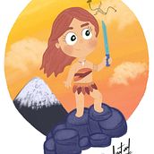 Mi primer personaje infantil. Un projet de Conception de personnages, Illustration jeunesse, Dessin numérique, Illustration numérique, Peinture numérique , et Dessin de Catalina Andrea Alvarez Tibocha - 29.04.2026