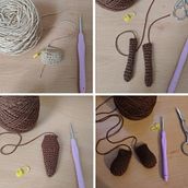 Carlota, Dante e Isa, mis amigurumis. . Amigurumi, Seni, Kerajinan, Merenda, DIY, Seni Serat, Desain Tekstil, Dan Desain Mainan proyek oleh Sandra Mondragón Mesa - 04.29.2026