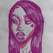 Caras en base a un color . Un proyecto de Dibujo de Retrato de Anna Isabel molina - 01.05.2026