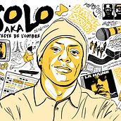Solo, l’architecte de l’ombre . Un proyecto de Comunicación, Consultoría creativa, Creatividad, Dibujo, H, lettering, Ilustración tradicional, Lettering y Gestión del Portafolio de Marion Leboeuf - 01.05.2026