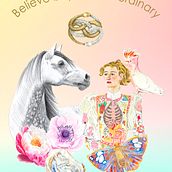 BELIEVE BEYOND THE ORDINARY. Pencil Drawing, Traditional illustration, and Colored Pencil Drawing project by Analisa Moltó Vigon - 05.02.2026