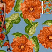 Embroidery Floral. Costume Design, Digital Illustration, Fashion Design, Traditional illustration, and Pattern Design project by Rodrigo Lehn - 05.04.2026