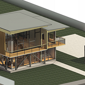 Proyecto revit domestika. Un proyecto de 3D, Arquitectura, Arquitectura digital, Arquitectura interior, Modelado 3D y Visualización arquitectónica de Juan David Naranjo Nomesqui - 06.05.2026