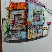 Mi primer sketch Ein Projekt aus dem Bereich Architektonische Illustration, Zeichnung, Illustration mit Tinte, Sketchbook und Skizzenentwurf von aleix_morgadas - 06.05.2026