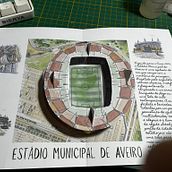Aveiro en Relieve: Un viaje pop-up por la ciudad de los canales. Paper Craft project by Yanira Marques - 05.08.2026