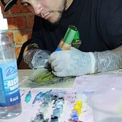 El dino  Ein Projekt aus dem Bereich Tattoodesign von 99_ray_zombie - 08.05.2026