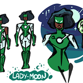 Lady-Moon #1 (2026) Ein Projekt aus dem Bereich Comic, Storytelling, Storyboard, Skript, Kommunikation, Erzählung, Literarisches schreiben und Kreatives Schreiben von Maurício Lins Amaral da Silva - 12.05.2026
