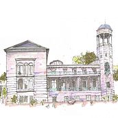 Schloss Biesdorf. Un projet de Illustration architecturale, Dessin, Illustration à l'encre, Carnet de croquis , et Esquisse  de maryamsarshar - 15.05.2026