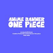 One Piece Banner Collection Ein Projekt aus dem Bereich Digitales Design, Kreativität und Concept Art von ayoub el mrabat - 15.05.2026