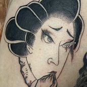 NAMAKUBI . Tattoo Design project by Romi - 05.18.2026