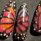 Butterflies . Een project van  Ontwerp, Traditionele illustratie, Schilderij, Patroonontwerp y Decoratief schilderen van lpglover73 - 18.05.2026