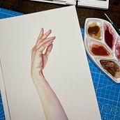 Hand in Watercolor Ein Projekt aus dem Bereich Anatomische Zeichnung, Malerei und Aquarellmalerei von Tania Rojas - 19.05.2026