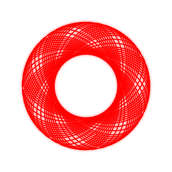 Interactive Spirogram. JavaScript, Motion Graphics, Multimedia, and Programming project by aritrabhamajumdar_math - 05.20.2026