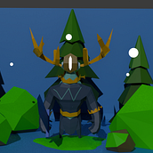 Low Poly Character . % Satria Nugraha tarafından hazırlanan 3D, 3D Modelleme, Video O, unları, 3D Karakter Tasarımı, O, Ve un Tasarımı projesi - 05.21.2026