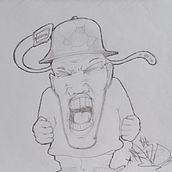 Explosivo. Drawing, Digital Illustration, Graphic Design, and Fine Arts project by Ricardo Robayo Manrique - 05.21.2026