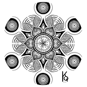 A story in mandala form, my end project. Un projet de Dessin, Illustration à l'encre, Art-thérapie, Méditation , et La pleine conscience de Katrien Van Riel - 23.05.2026