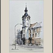 a series of sketches made 3 years after this course. Un projet de Illustration architecturale, Dessin, Illustration à l'encre, Carnet de croquis , et Esquisse  de Patrick Pelgher - 27.05.2026