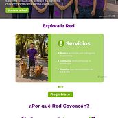 Red Coyoacán.. Br, ing e Identidade, Teoria da cor, Design, Gestão de design, Design digital, Design editorial, Design gráfico, Design de logotipo, Tipografia, e Desenho tipográfico projeto de Liliana Ávila - 28.05.2026