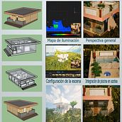 Vivienda Unifamiliar. Projekt z dziedziny  Projektowanie 3D,  Architektura,  R, sunek architektoniczn, Architektura c, frowa i Projektowanie postaci 3D użytkownika Rosario González Escudero - 28.05.2026