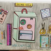 My Crafting bag. Sketching, Creativity, Drawing, and Sketchbook project by dianaoktavin - 05.30.2026