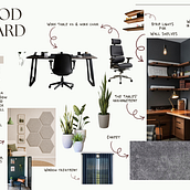 Home office . Arhitectură de interior, Decorațiuni interioare, Design interior și Design spațial de oluwatobiadefami - 06.03.2026