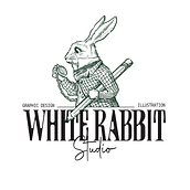 WHITE RABBIT STUDIO. Un proyecto de Ilustración tradicional y Diseño gráfico de walter peterson - 05.06.2026